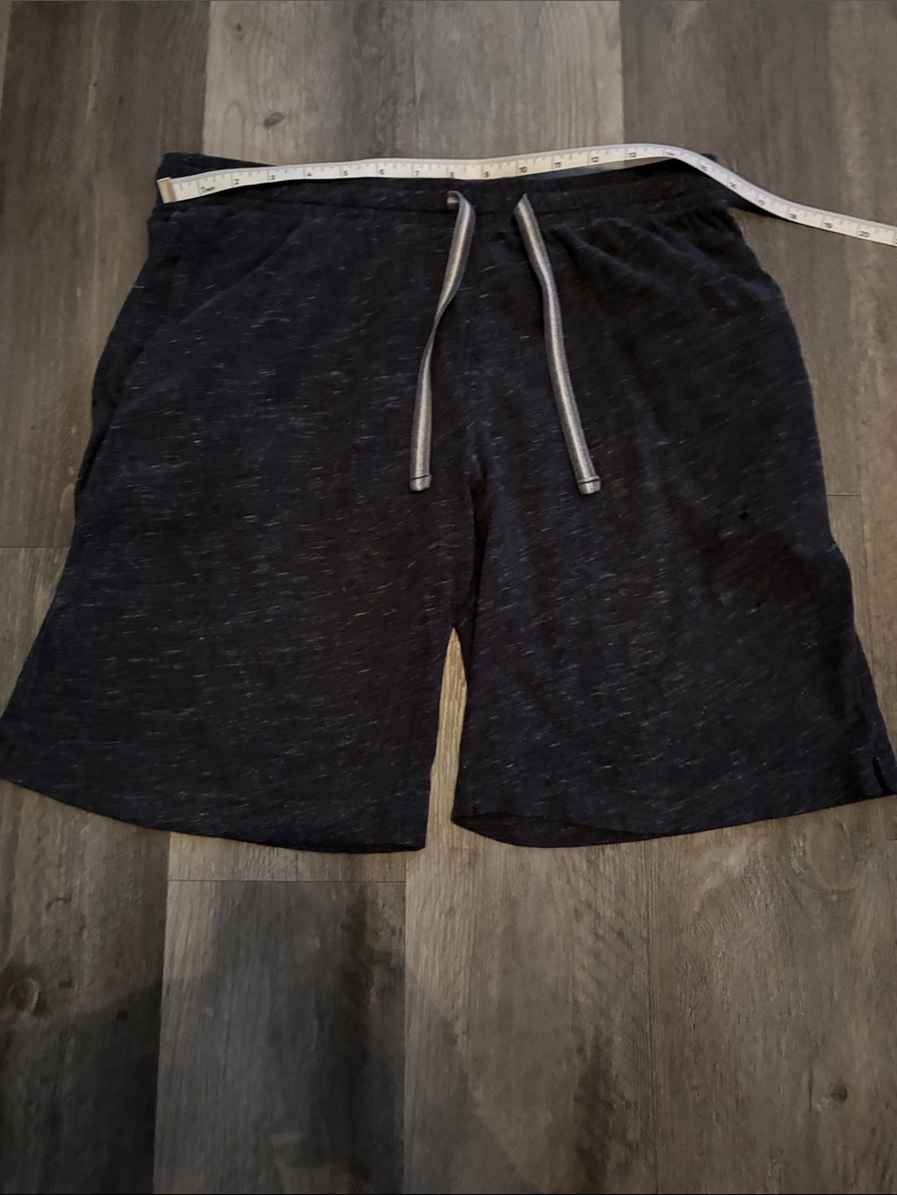 GAP Navy Heather Athletic Drawstring Shorts